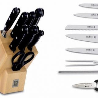 bloco com facas technik icel