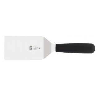 ESPÁTULA PARA HAMBURGER LÂMINA GROSSA cabo preto ICEL 541601312 Vianainox