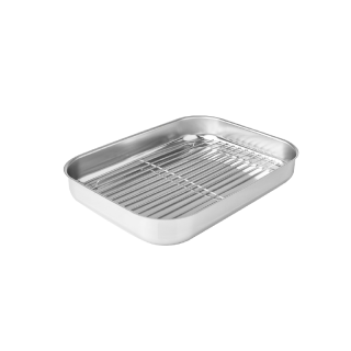 TABULEIRO SEM ASAS E COM GRELHA 36X27 CM SILAMPOS