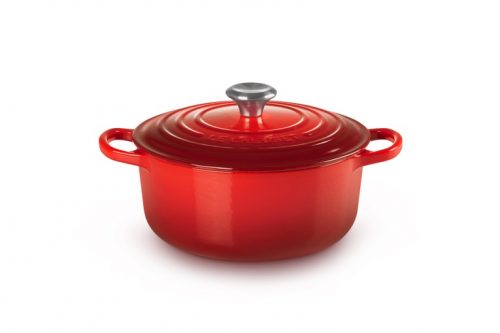 COCOTTE REDONDA CEREJA 20 CM LECREUSET