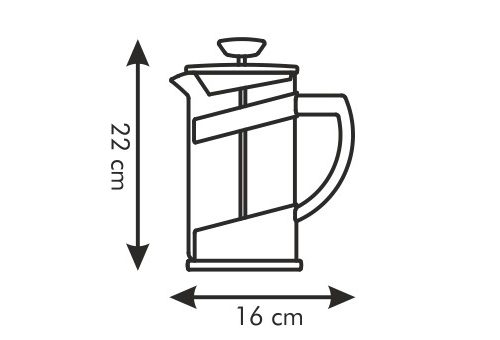 TEO - CHALEIRA/CAFETEIRA 1 LT TESCOMA