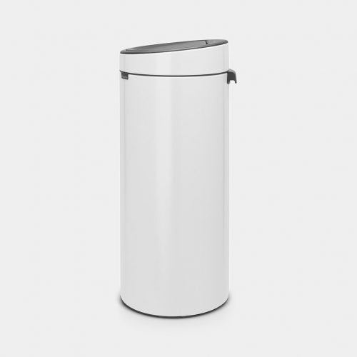 balde do lixo touch bin branco 30 litros brabantia