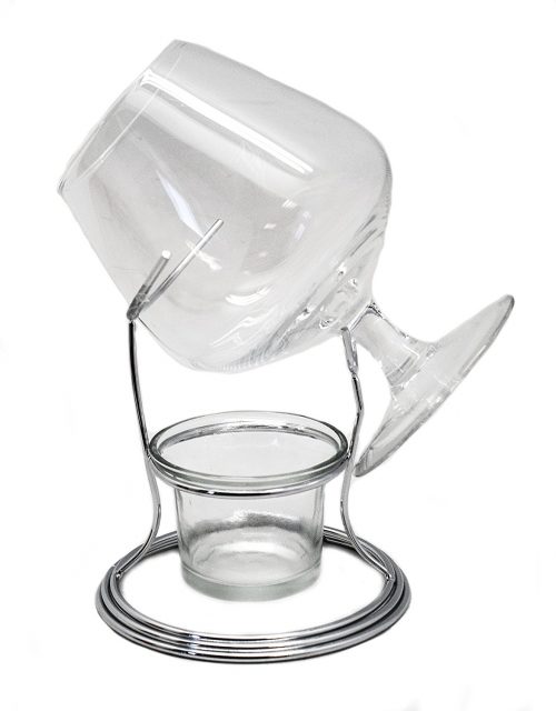 suporte para cálice cognac vin bouquet