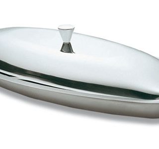 assadeira inox com tampa eme