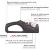afiador para facas dual lacor