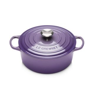 cocotte redonda ultra violet signature le creuset