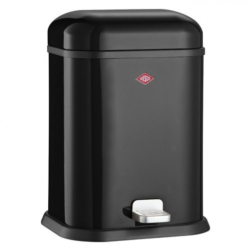 balde lixo pedal single boy 13 lts preto wesco