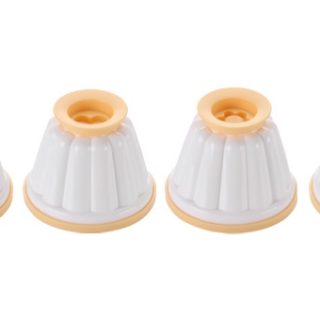 conjunto 4 moldes pudim delicia tescoma