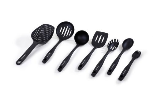 conjunto 7 peças cozinha nylon/silicone barazzoni