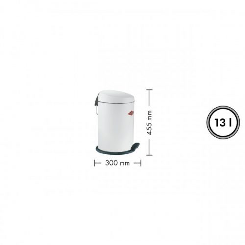 balde lixo pedal capboy 13 lts wesco