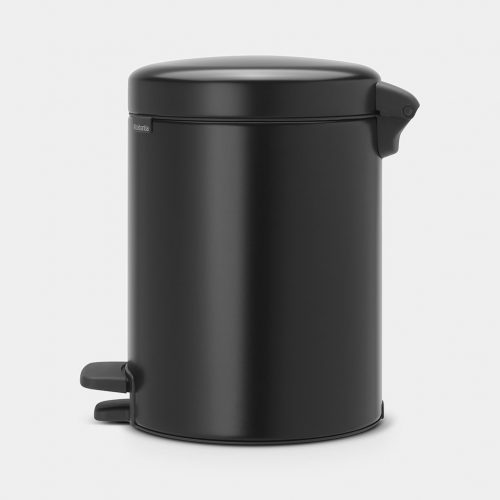 balde lixo 5 lts preto mate new icon brabantia