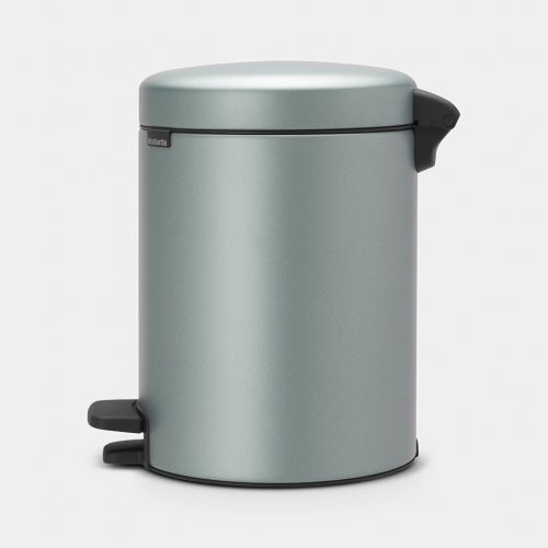 balde lixo 5 lts menta metálico new icon brabantia