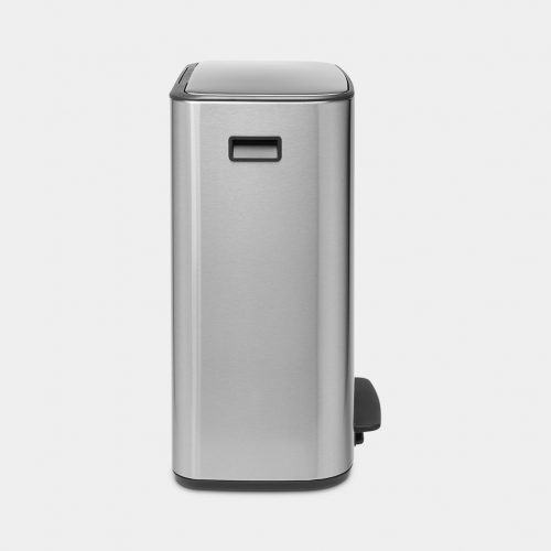balde lixo pedal bo aço mate anti-dedadas 60 lts brabantia