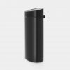 balde touch bin n 40 lts preto mate brabantia