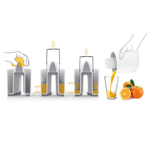 espremedor citrinos squeeze & press guzzini