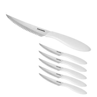conjunto 6 facas bife 12 cm presto tescoma