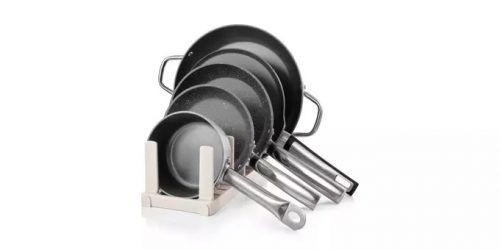 suporte para frigideiras flexispace tescoma