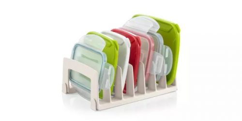 suporte para tampas plástico flexispace tescoma