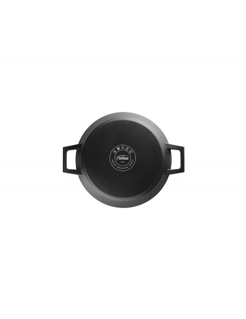 paellera absolut black + 2 luvas inoxibar