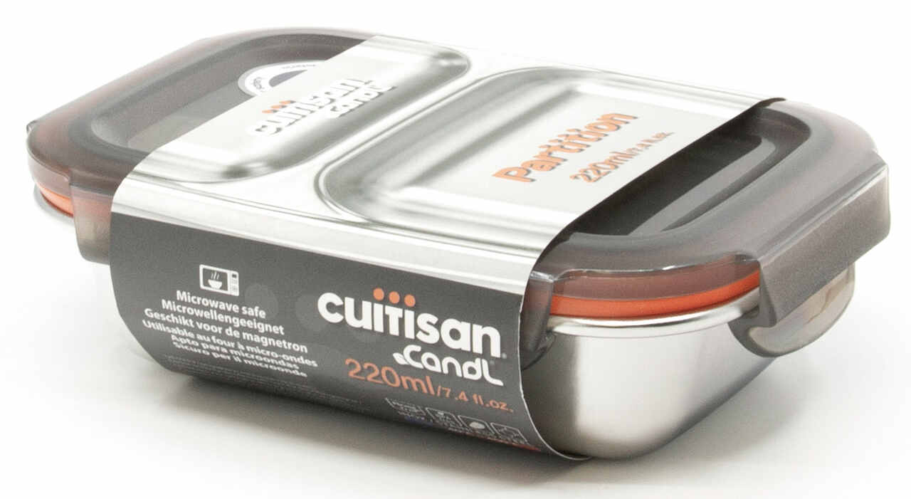 EC4179 CAIXA RET. P AL. 220 ML C 2 DIVISOES CUITISAN VIANAINOX 2