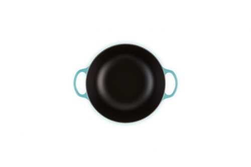 marmita gourmet 26 cm azul caribe le creuset
