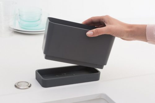 organizador lava-louça cinza escuro brabantia