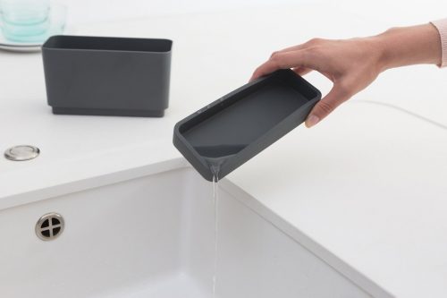organizador lava-loiça cinza escuro brabantia