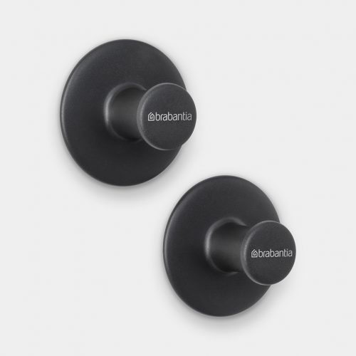 conjunto 2 ganchos para toalhas brabantia