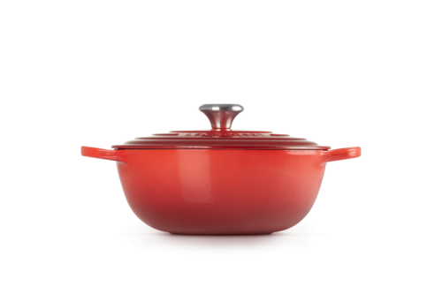 marmita gourmet 26 cm cereja le creuset