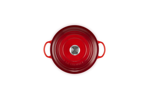 marmita gourmet 26 cm cereja le creuset