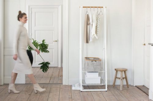 estante branca linn rack pequena brabantia