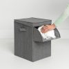 cesto lavandaria empilhável pepper black brabantia