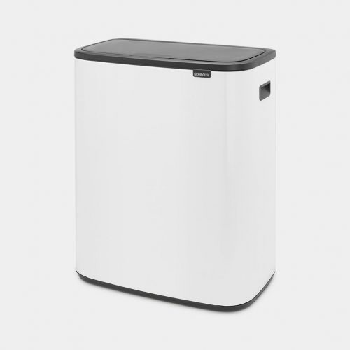 balde lixo bo touch bin 2*30 lts branco brabantia