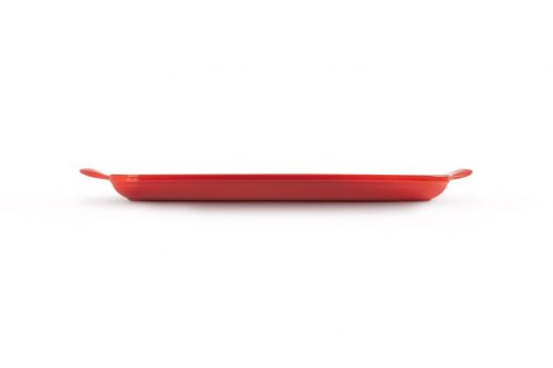 grelhador retangular cereja com rasgos le creuset