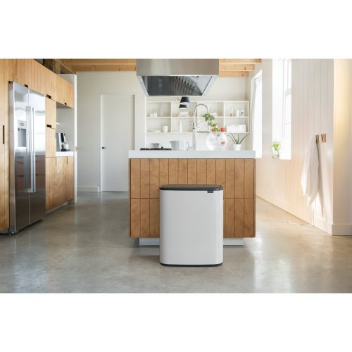 ambiente balde lixo bo touch bin 2*30 lts branco brabantia