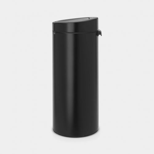 balde do lixo touch bin 30 litros preto mate brabantia