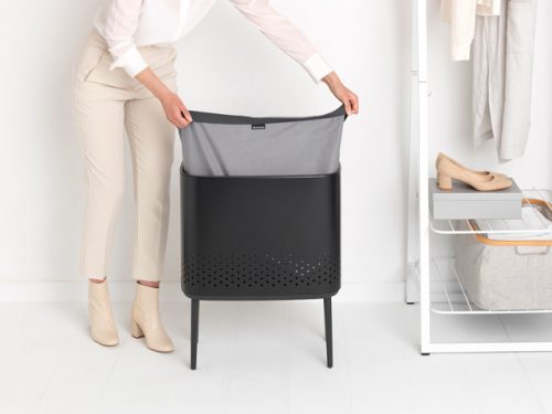 TULHA BO PRETA MATE 60 LTS P/ ROUPA BRABANTIA