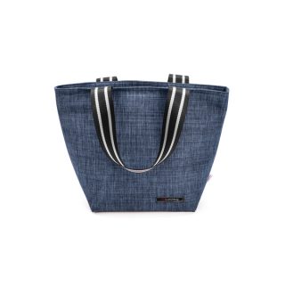BOLSA LUNCHBAG TOTE AZUL MARMORADA IRIS