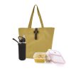 BOLSA LUNCHBAG NATURAL MOSTARDA IRIS