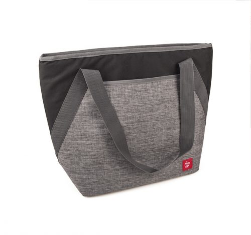 BOLSA TÉRMICA SHOULDER CINZA MARMORADA 18 LITROS IRIS