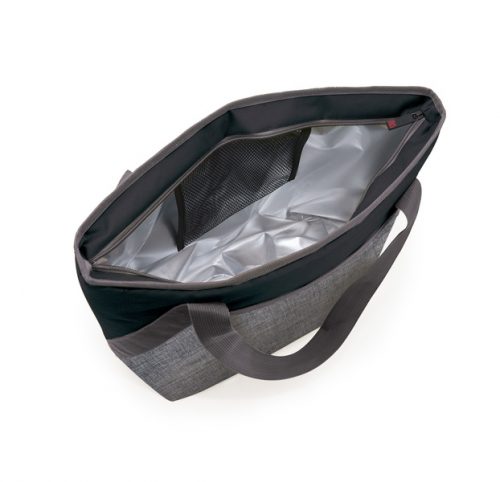 BOLSA TÉRMICA SHOULDER CINZA MARMORADA 18 LITROS IRIS