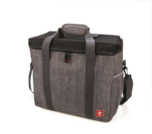 SACO TÉRMICO CINZA MARMORADO 25 LITROS IRIS