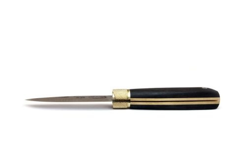 NAVALHA INOX MERENDEIRA GRANDE COM CORDÃO ÉBANO-BUXI