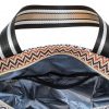 BOLSA TOTE KILIM 3,7 LTS ZIGZAG BLUE IRIS