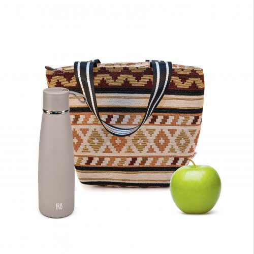 BOLSA TOTE KILIM 3,7 LTS ORANGE BORDER IRIS
