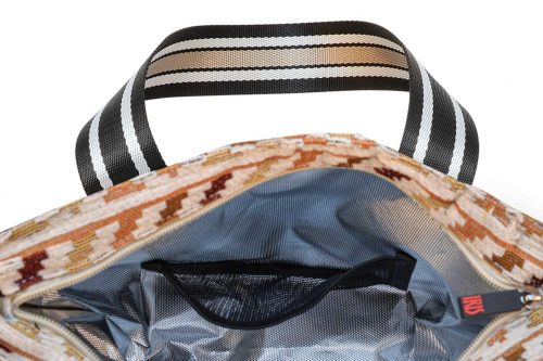 BOLSA TOTE KILIM 3,7 LTS ORANGE BORDER IRIS