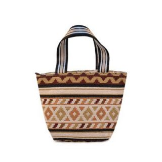 BOLSA TOTE KILIM 3,7 LTS ORANGE BORDER IRIS