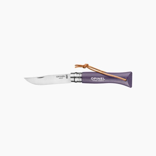 CANIVETE TRADITION BAROUDEUR ROXO CINZA Nº 6 OPINEL
