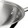 FRIGIDEIRA WOK COM CABO E ASAS 30CM INOXIBAR VIANAINOX