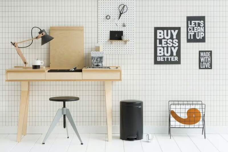 BALDE COM PEDAL 12 LTS PRETO MATE NEW ICON BRABANTIA 113741 vianainox 3 BALDE DO LIXO 12 LITROS NEW ICON BRABANTIA